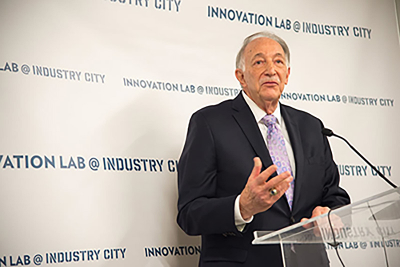 President Hotzler at Industry City