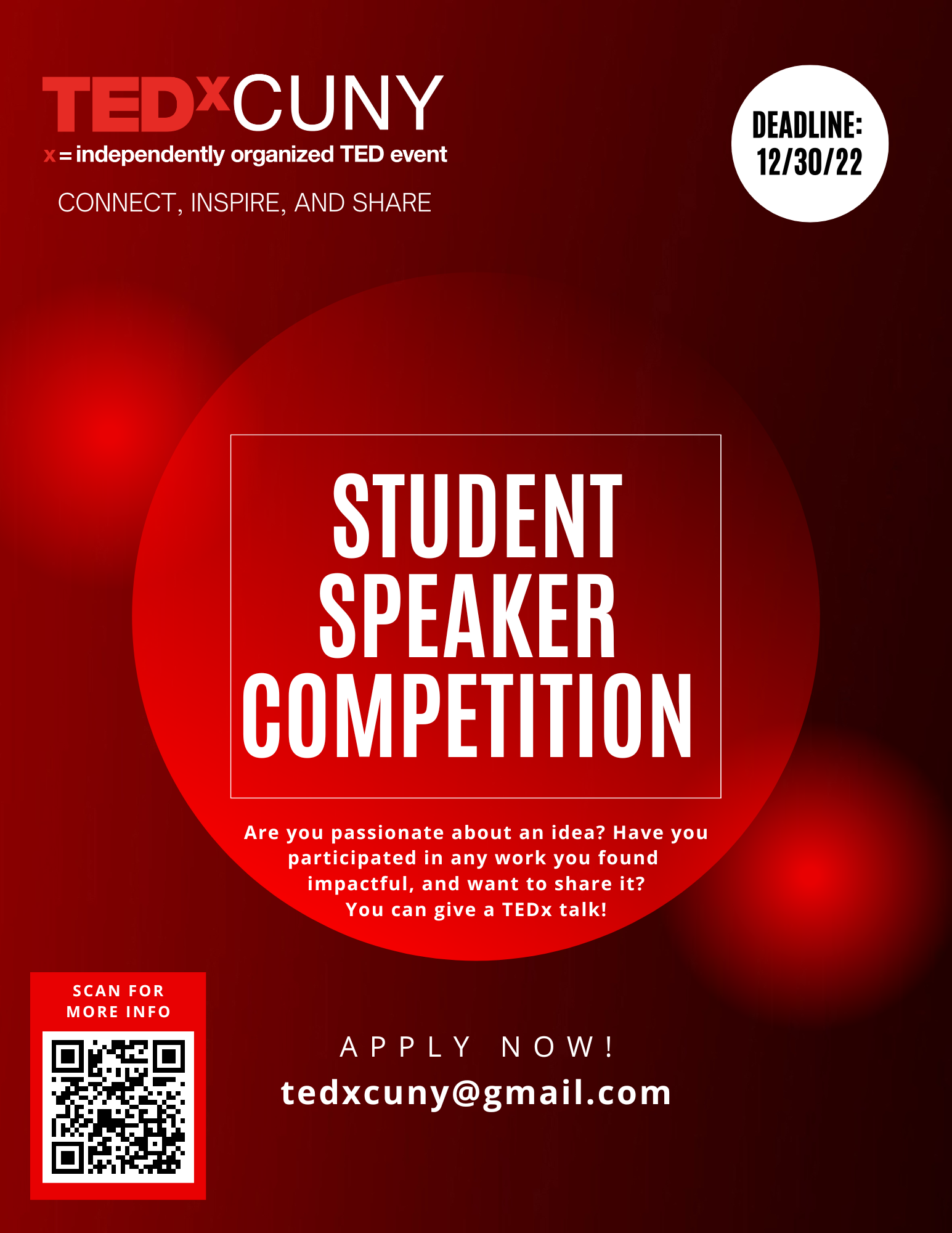 TED x CUNY Student Speaker Competition