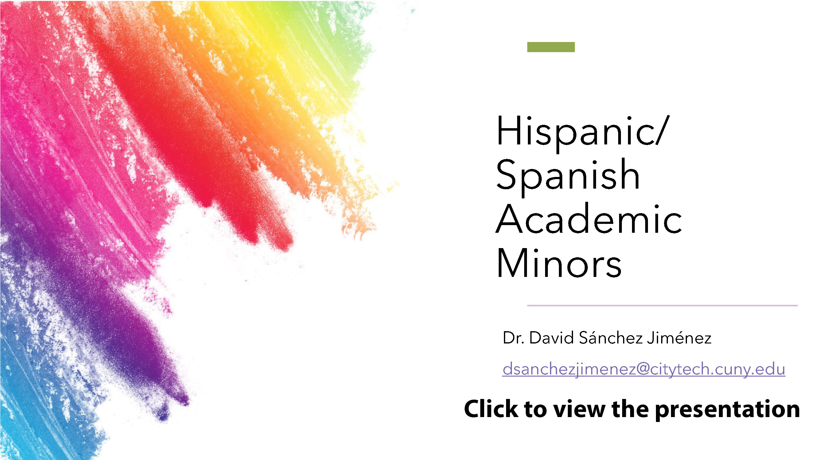 Hispanic Studies Minor