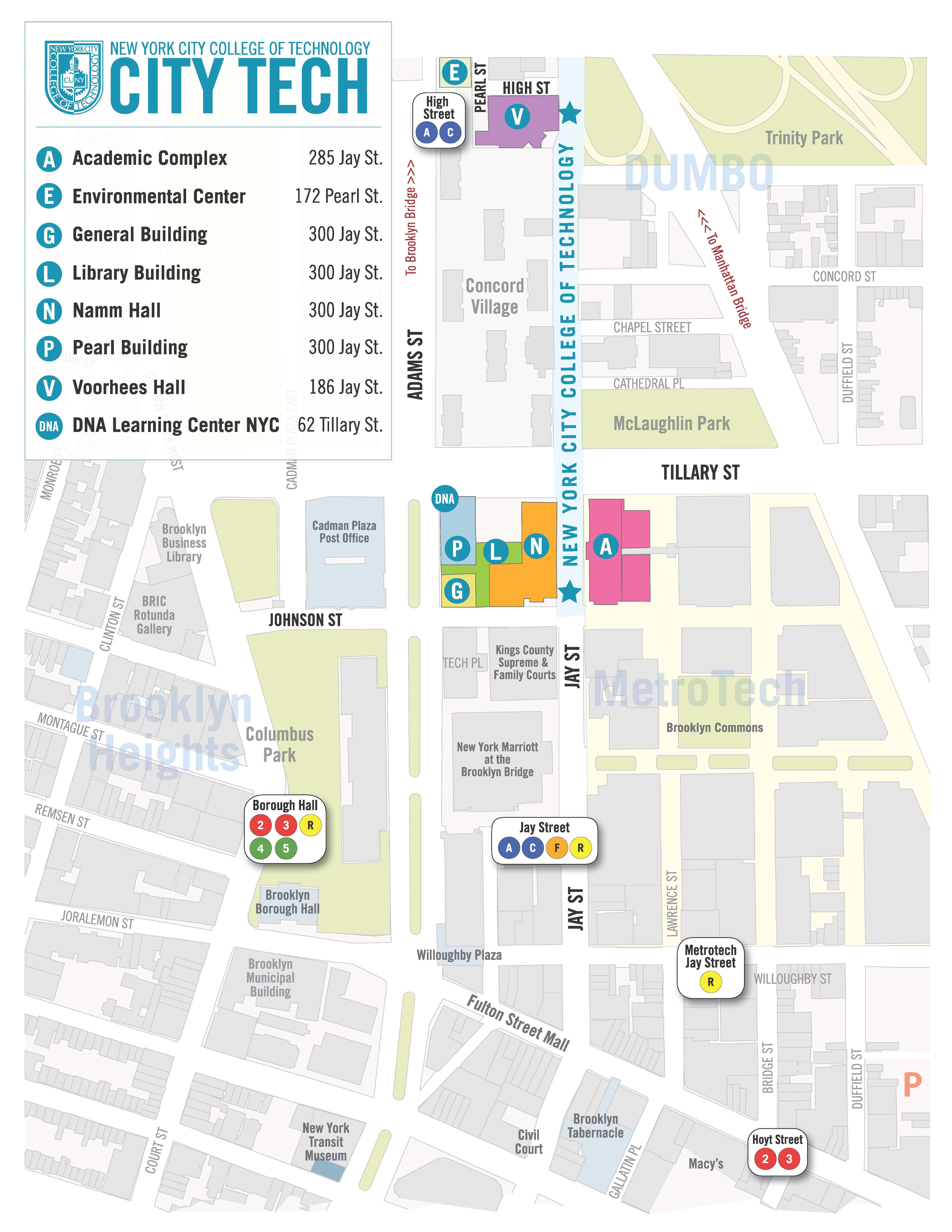 City Tech Campus Map