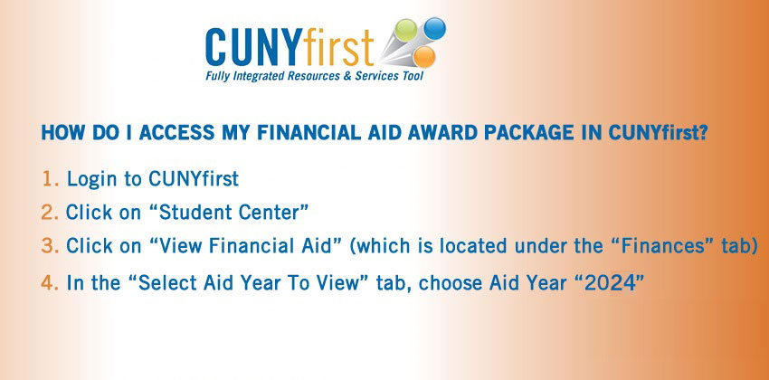 CUNYfirst Financial Aid