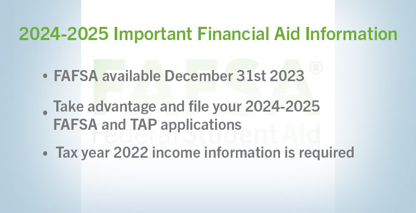Important Financial Aid Reminder