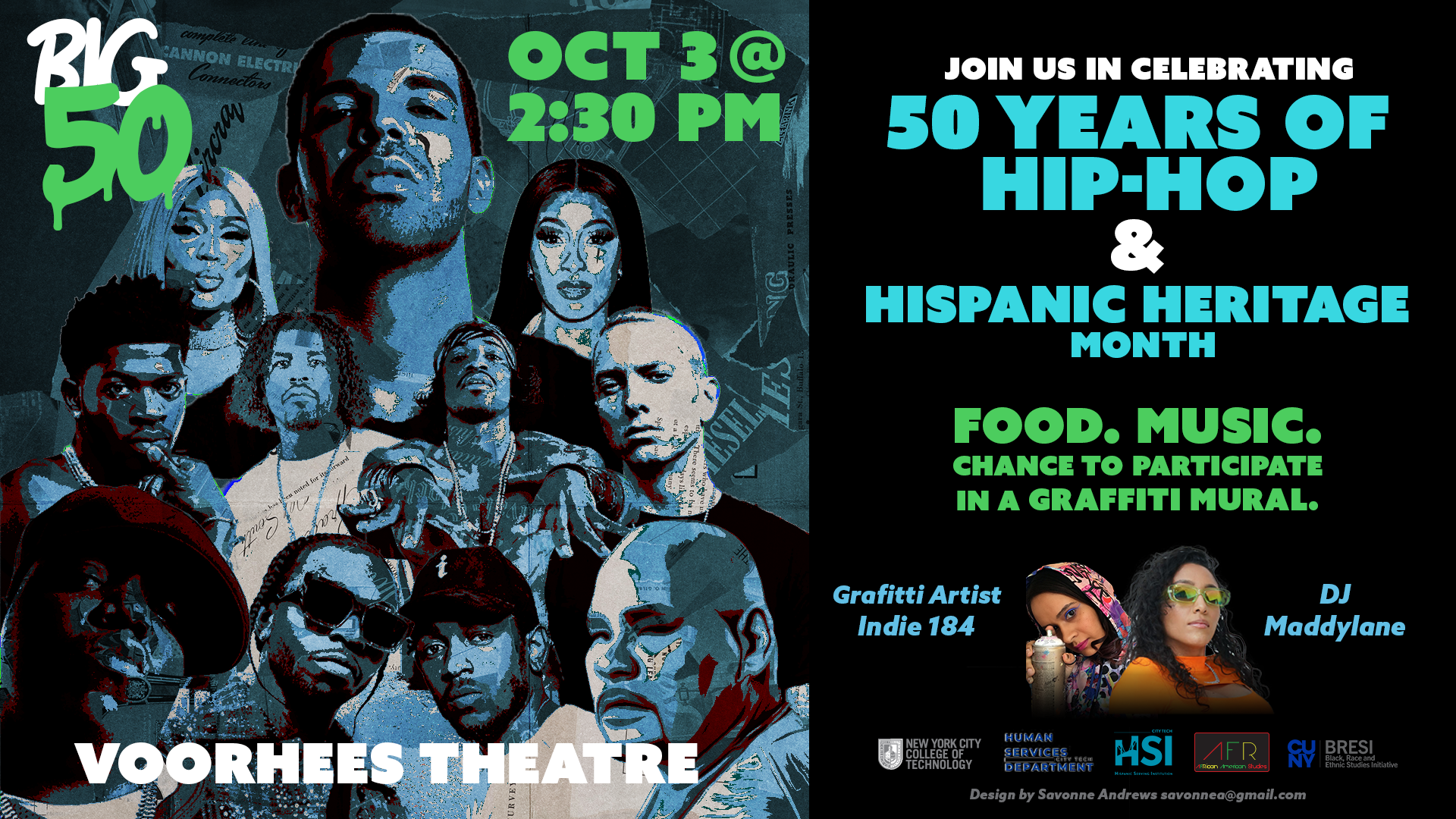 50 Years Hip-Hop and Hispanic Heritage Month