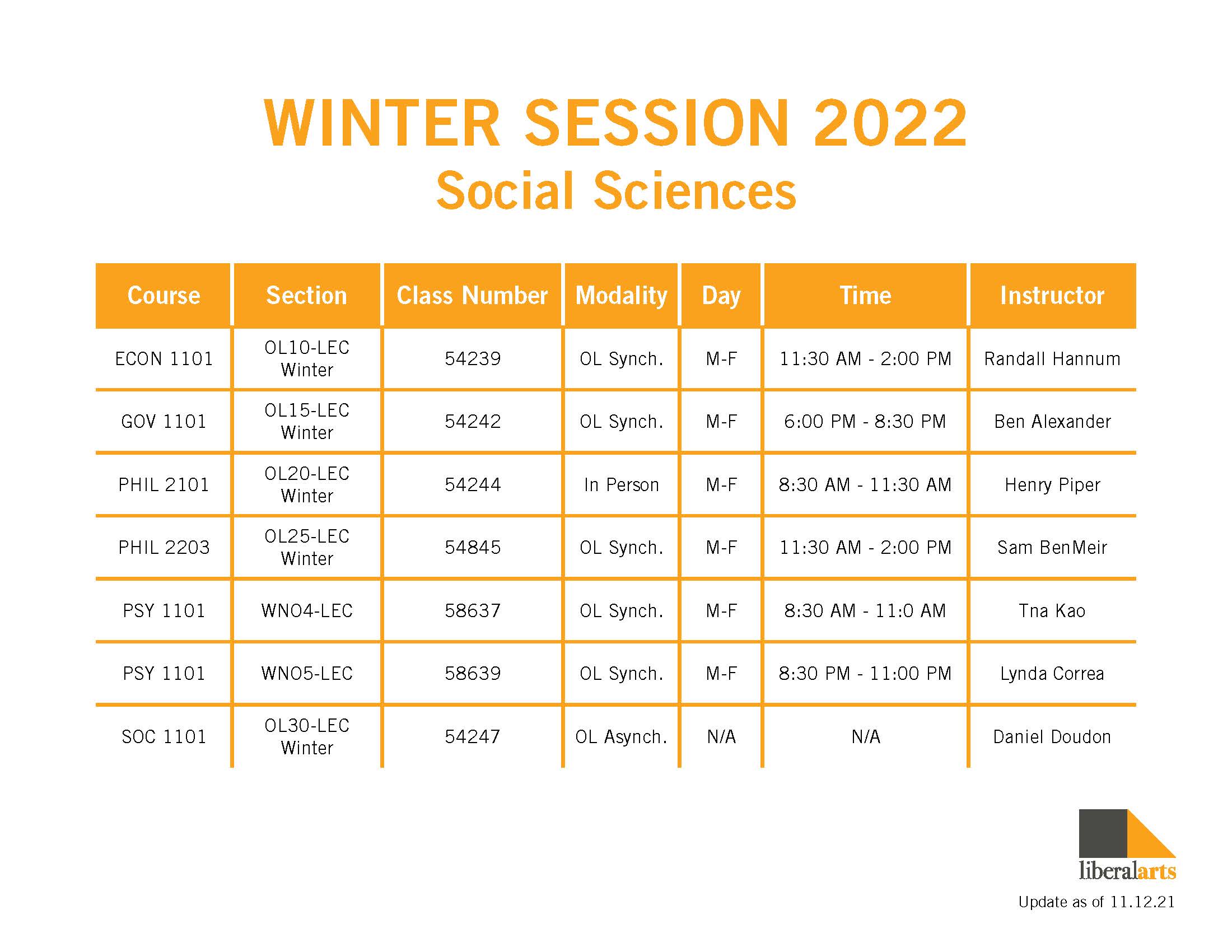 Citytech Spring 2022 Calendar Liberal Arts And Sciences
