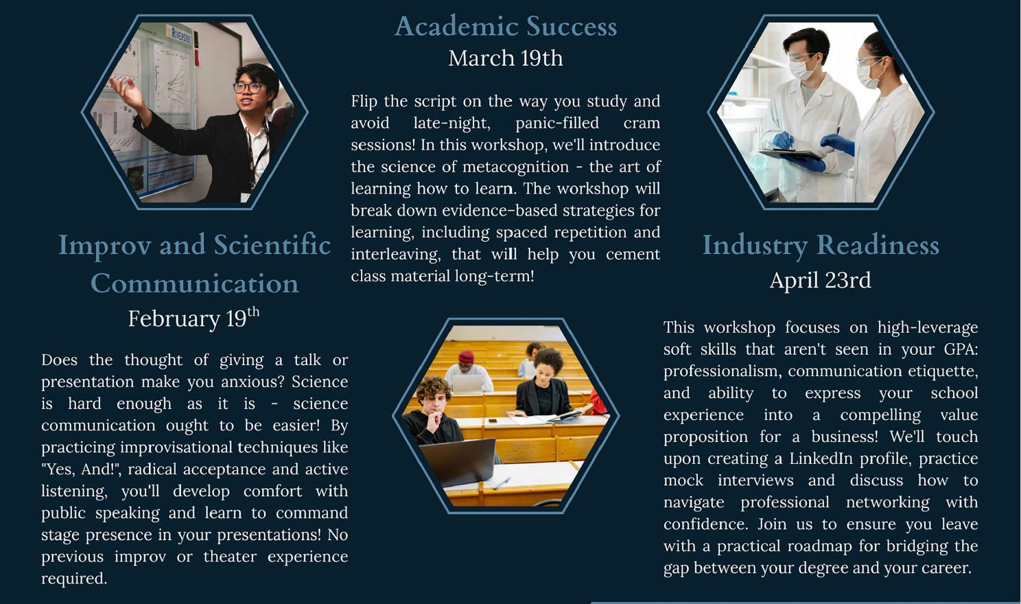 Flyer 1: Professional Development Workshops