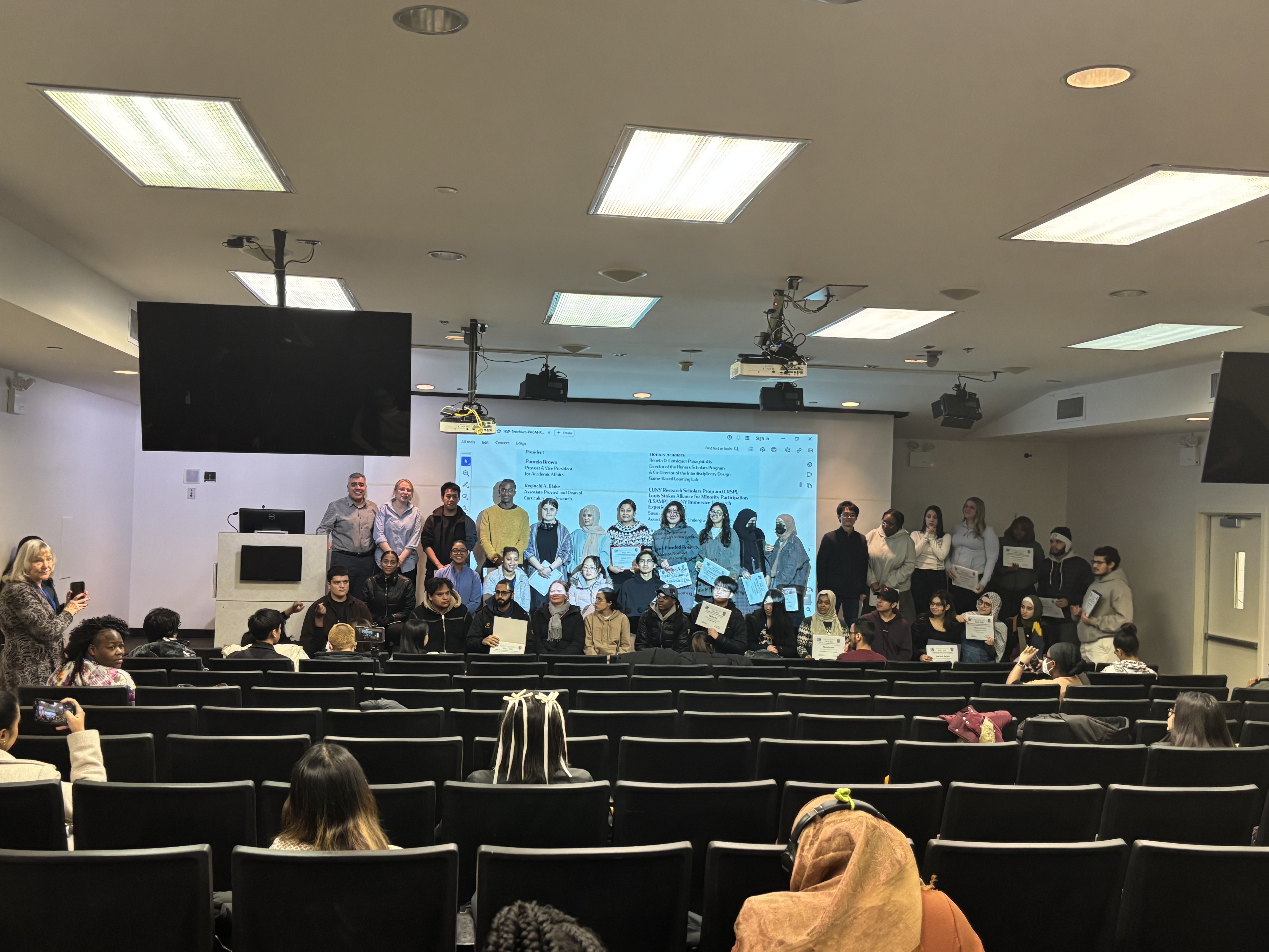 Fall 2024 Poster Session Awards Ceremony