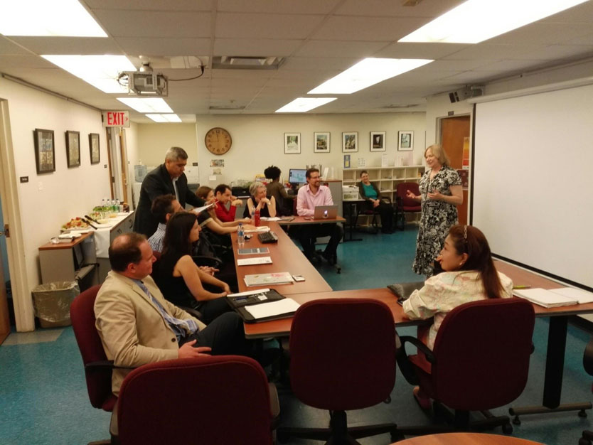 Undergraduate Research Committee Meeting, spring 2018, with interim Associate Vice Chancellor and University Vice Provost for Research Daniel McCloskey, PhD, in attendance