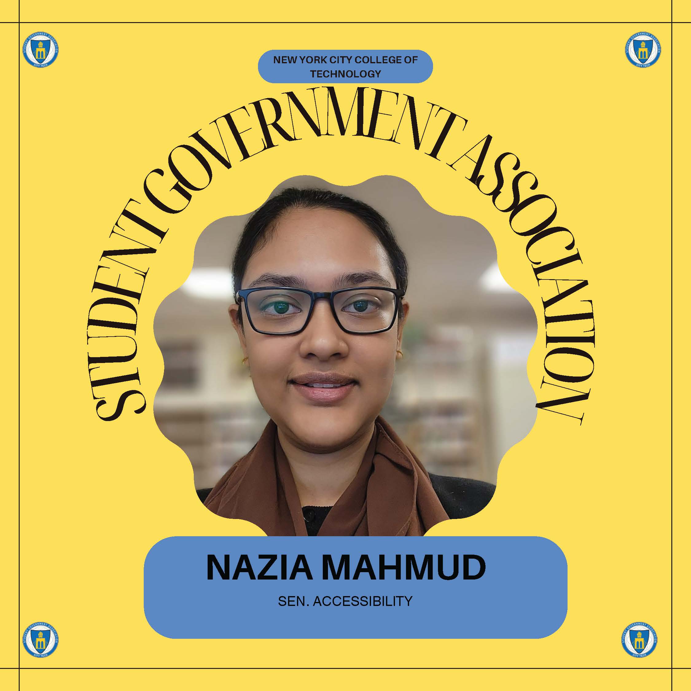 SGA Senator, Student Accessibility