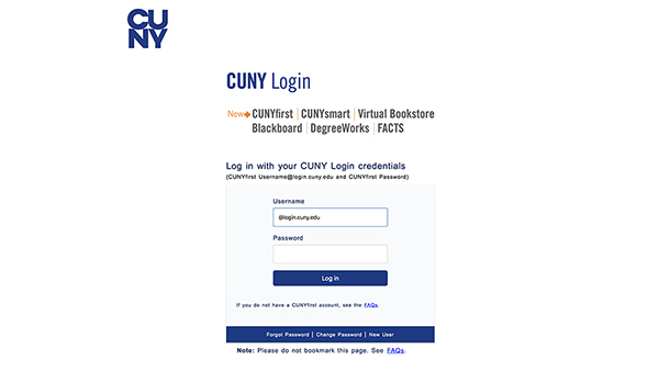 Sign into your Blackboard account if requested to do so.